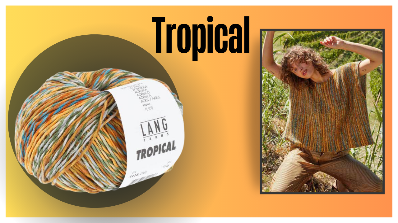 Tropical Wolle von Lang Yarns für Sommerpulli stricken