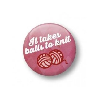Button - it takes ball to knit