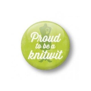 Button - proud to be a knitwit