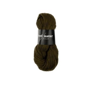 Hanf Natur bicolor 19 olive von Atelier Zitron, zitron wolle, Wolle Zitron