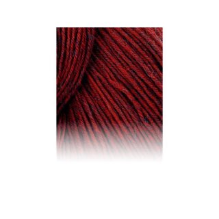 Hanf Natur bicolor 27 rot von Atelier Zitron, zitron wolle, Wolle Zitron