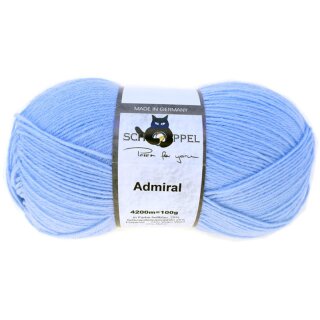 Admiral uni 1566 5011 Hellblau von Schoppel Wolle