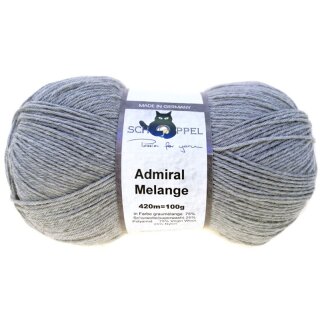 Admiral Melange 1566K 9220m Hellgrau von Schoppel Wolle