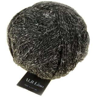 ALB Lino 1497 9093m Schwarzmelange von Schoppel Wolle