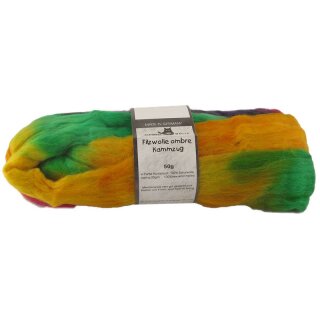 Filzwolle ombre Kammzug  von Schoppel Wolle