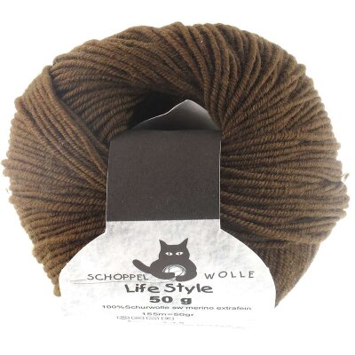 Life Style Schoko 490 7601 von Schoppel Wolle
