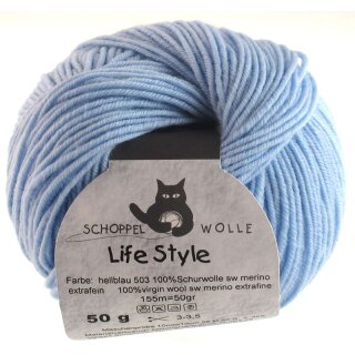 Life Style Hellblau 490 5011 von Schoppel Wolle