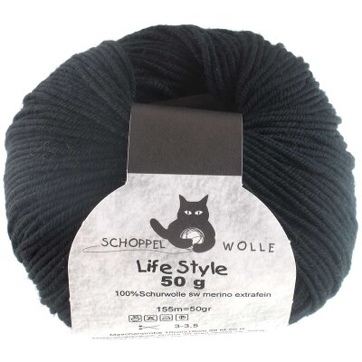 Life Style Schwarz 490 880 von Schoppel Wolle