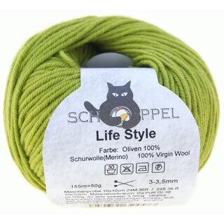 Life Style Oliven 490 6683 von Schoppel Wolle