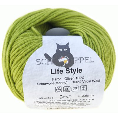 Life Style Oliven 490 6683 von Schoppel Wolle