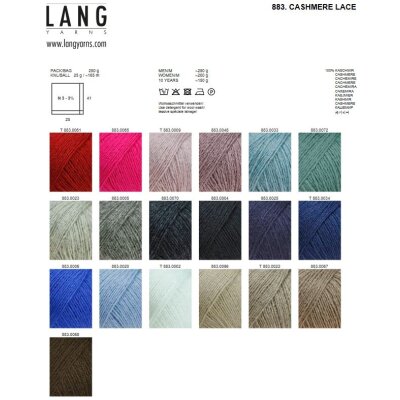 CASHMERE LACE Wool from Lang Yarns