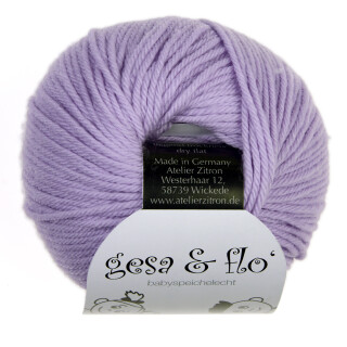 Gesa & Flo speichelechte Babywolle Wolle von Atelier Zitron türkis 11