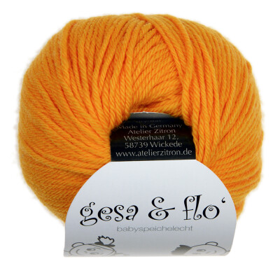 Gesa & Flo speichelechte Babywolle Wolle von Atelier Zitron türkis 11