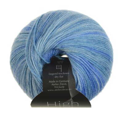 High Twist concept Wolle von Atelier Zitron 142 blau