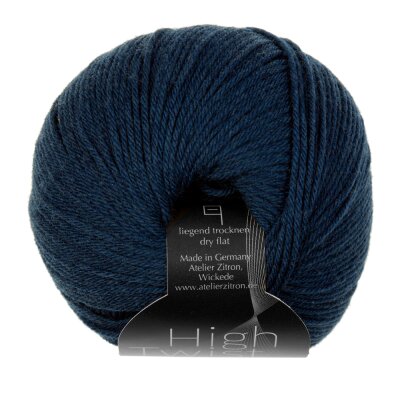 High Twist concept Wolle von Atelier Zitron 142 blau