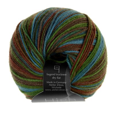 High Twist concept Wolle von Atelier Zitron 147 blau