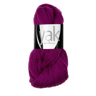 Yak de luxe magenta 05 von Atelier Zitron, zitron wolle, Wolle Zitron