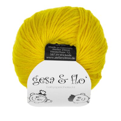 Gesa & Flo speichelechte Babywolle von Atelier Zitron, zitron wolle, Wolle Zitron