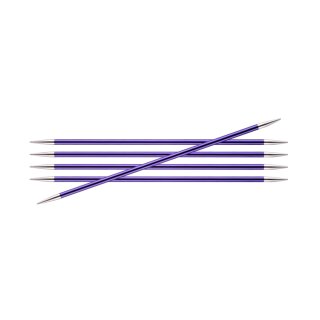 Zing Double Pointed Needles 20cm 3.75mm (US 5) Amethyst
