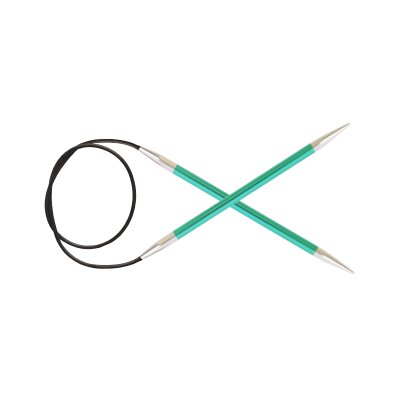 Zing Fixed circular needles 60cm (24") 3.00mm (US 2.5) Jade