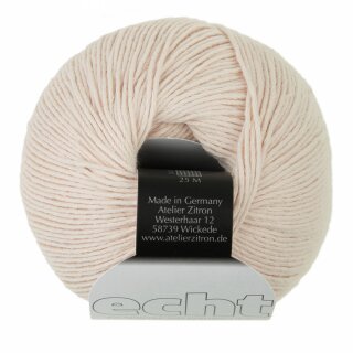Echt Baumwolle 20 Creme von Atelier Zitron, zitron wolle, Wolle Zitron