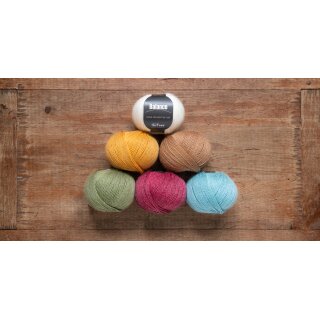 Balance Wolle von Atelier Zitron 17 orange