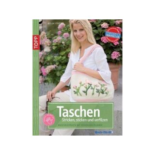 Taschen stricken, besticken und verfilzen: Mustereffekte mit der