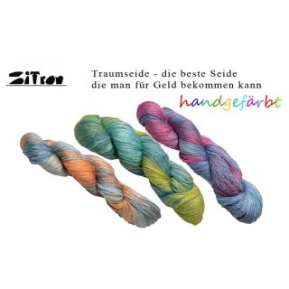 TraumSeide Garne von Atelier Zitron 58 bordeaux