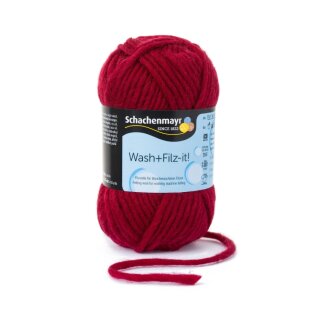 Wash+Filz-it 00006 rubinrot