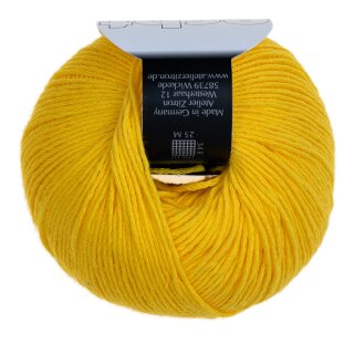 Echt Baumwolle 25 gelb von Atelier Zitron, zitron wolle, Wolle Zitron