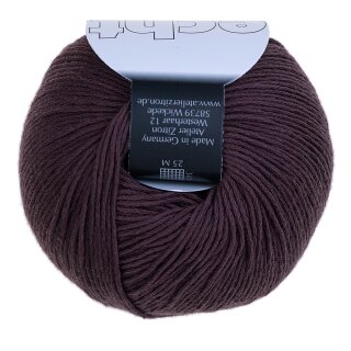 Echt Baumwolle 27 dunkelaltrosa von Atelier Zitron, zitron wolle, Wolle Zitron