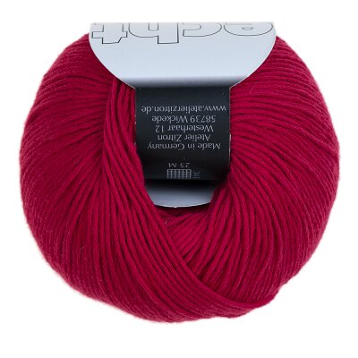 Echt Baumwolle 29 rot von Atelier Zitron, zitron wolle,...