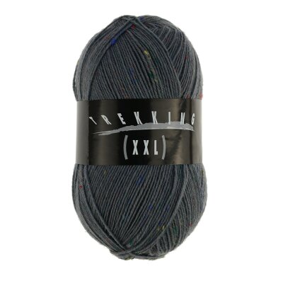 Trekking XXL 4-fach Tweed 220 dunkelgrau von Atelier...