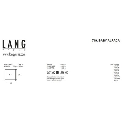 BABY ALPACA Wool from Lang Yarns