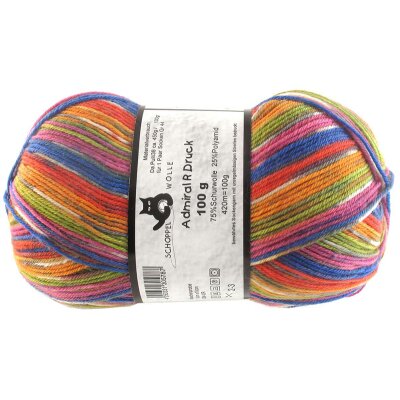 Admiral R Druck  von Schoppel Wolle