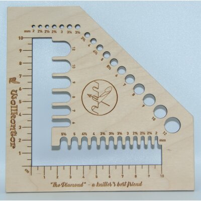 The Diamond - Nadelmaß und Maschenprobe