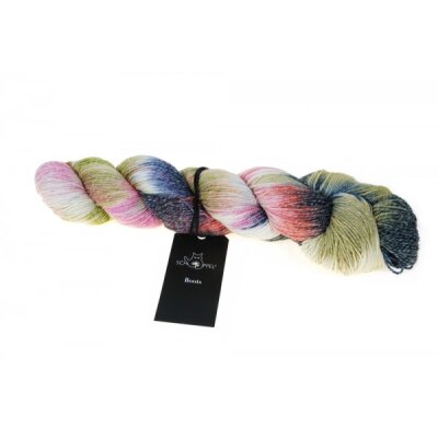 Boots 1079 2071T ein Spritzer Limette von Schoppel Wolle