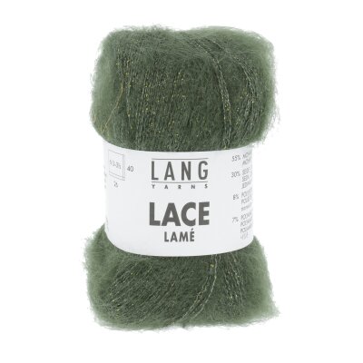 LACE LAME Wolle von Lang Yarns OLIVE 0091