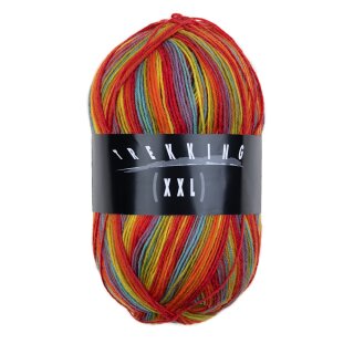 Trekking XXL Sockenwolle 4-fach 800 bunte Streifen von Atelier Zitron, zitron wolle, Wolle Zitron