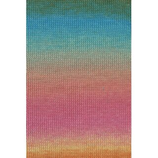 BABY COTTON COLOR TÜRKIS/PINK/GELB von Lang Yarns