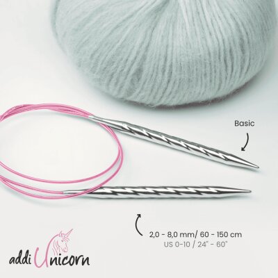 Unicorn Circular Needle 80 cm 2,5