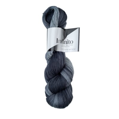 Infinito 10 blaugrau von Atelier Zitron, zitron wolle, Wolle Zitron