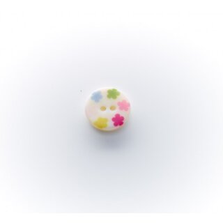 Kinderknopf "Blümchen", 2-loch, 15mm