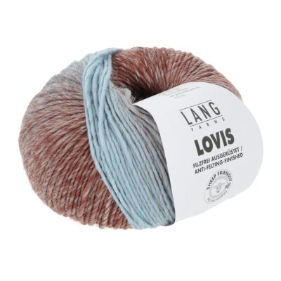 LOVIS - TÜRKIS/ZIEGEL von Lang Yarns