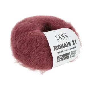 MOHAIR 21 - DUNKELROT von Lang Yarns