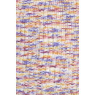 ALPACA SOXX 4-FACH/4-PLY HAND DYED - VIOLETT/ROT/GELB