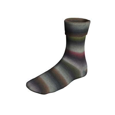 SUPER SOXX SILK COLOR 4ply Weekend 468 - Wolle von Lang...