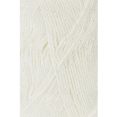 QUATTRO LAME Wolle von Lang Yarns  WEISS 0001