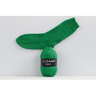Trekking XXL 4-fach Tweed Wolle von Atelier Zitron 314 grasgrün