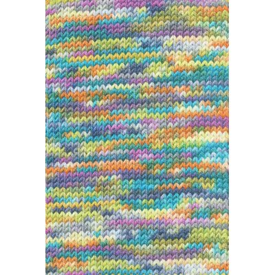 MOVE 8-FACH Wolle von Lang Yarns TURQUOISE/PINK/YELLOW 0003